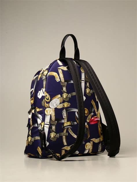 versace bagckpak|Versace free backpack.